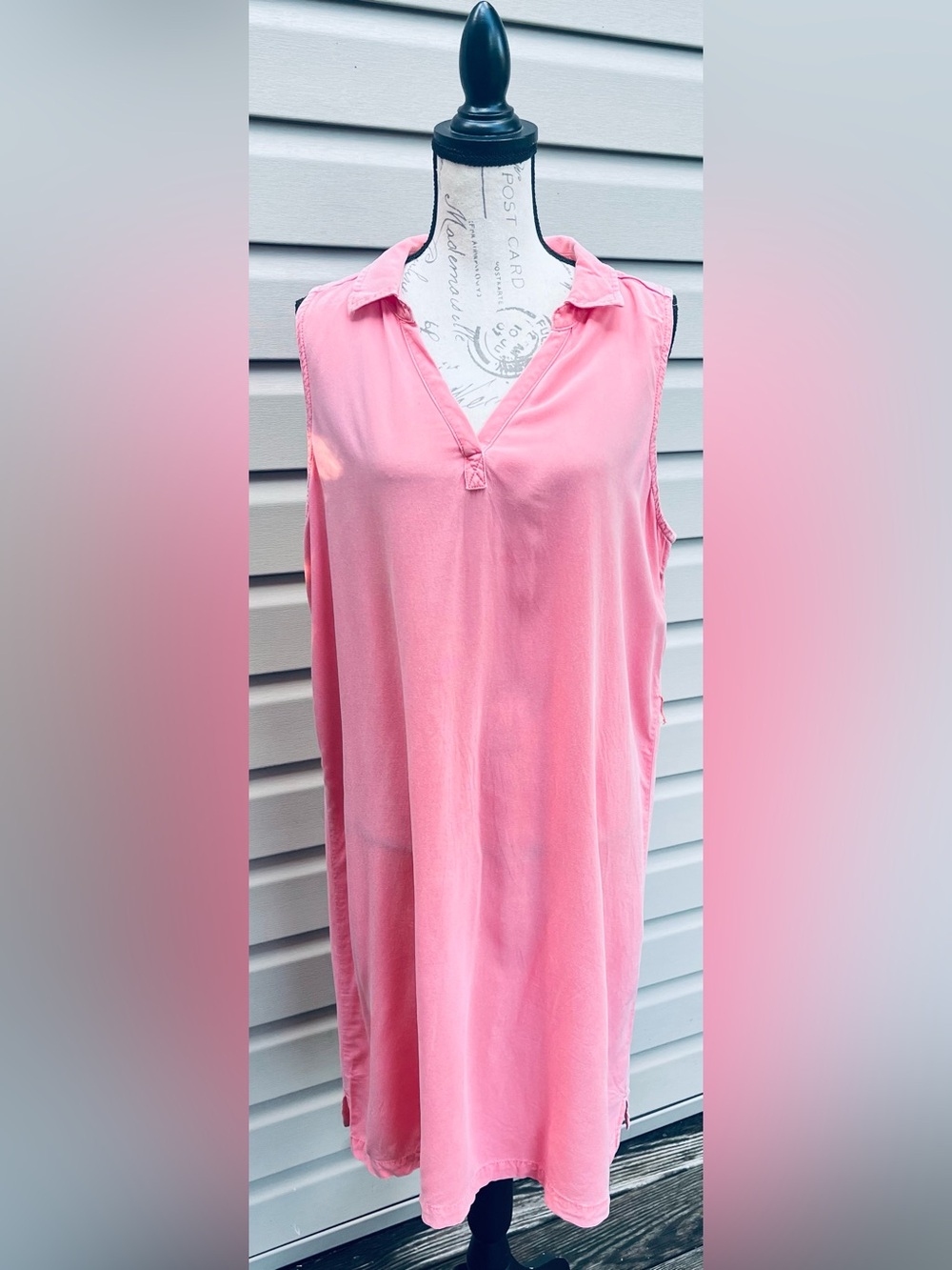 Sonoma Pink Sleeveless Midi Dress